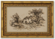 Vintage Farmhouse Canvas Wall Art,French Country Picture Wall Decor picture