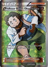 Professor Birch's Observations 159/160 Ultra Rare Primal Clash Pokemon Holo LP picture
