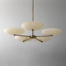 Mid-Century 5-arm ceiling light Modern brass chandelier Sputnik Light Chandelier picture