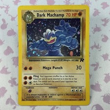 Dark Machamp 10/82 - Holo Rare - Team Rocket Unlimited - Pokémon TCG - MP picture
