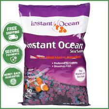 INSTANT OCEAN SEA SALT MARINE AQUARIUMS Fast Dissolving Balanced Formula 50 Gal picture