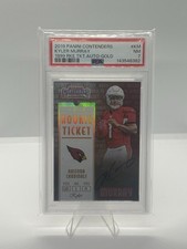 Panini 2019 Contenders Kyler Murray Rookie Ticket Gold Auto 7/10 #1999-KM PSA 7 picture