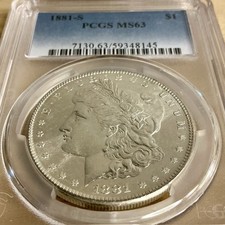 1881-S Morgan Silver Dollar PCGS MS63 picture