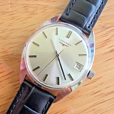Vintage LONGINES men's manual wind watch Ref：7912-4 DATE C-Shape swiss 1967 picture