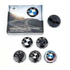 4pcs 56mm 68mm Car Floating Wheel Center Caps for BMW E36 E46 E90 E39 E60 F10 US picture