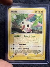 Plusle 8/97 EX Dragon Holo Clear SWIRL Very Rare picture