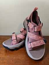 NWOT Teva Women's Grandview Max Sandals  in Mahogany / Blooming Dahlia, Size 7.5 picture