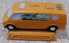 RARE - 1977 RAMRODS Rubber Coin Bank - Surfer Van picture