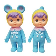 Charmy-Chan Soft Vinyl Figure Pastel Blue color Set of 2 Kodama Toy Sofubi picture