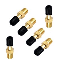 6Pcs Schrader Valve Adapters with 1/8