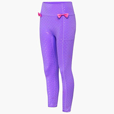 Disney x Crowned Athletics Daisy Duck Leggings Pockets Stretch Purple Pink M picture