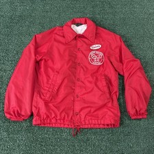 True Vintage 60s Champion Running Soccer Chain Stitch Jacket Men's Small Red USA picture