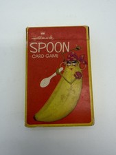 Vintage Complete HALLMARK SPOON CARD GAME - Very Early 70’s. Whimsical Art. Fun picture