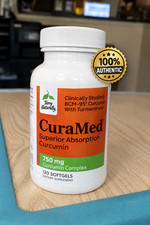 Terry Naturally CuraMed Superior Absorption 750mg - 120 Count New - Exp 12/29 picture