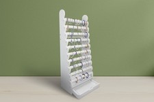 Giant 10 Tier White Wood Bracelet & Bangles Display Stand Holder +Free Shipping picture