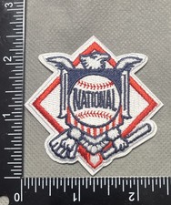 MLB NATIONAL LEAGUE LOGO IRON ON EMBROIDERED PATCH BASEBALL picture