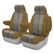 Coverking Saddle Blanket 1st Row Tan Custom Seat Covers picture