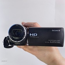 Black Sony Handycam HDR-CX405 With 30x Optical Zoom Zeiss Lens Camcorder picture
