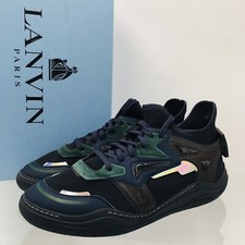 Lanvin Fm Skdmin Necu Neoprene H18 - Black / Navy - Men’s Sneaker Size US 9 M picture