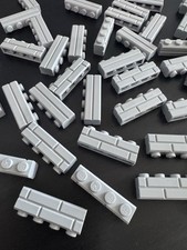 LOT 50 BRAND NEW LEGO 1x4 LIGHT GRAY BRICK WALL MASONRY CASTLE 15533 PROFILE picture