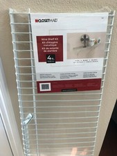 Ventilated Wire Closet System Shelf Kit Storage 12 x 48 x 12 in - NEW picture