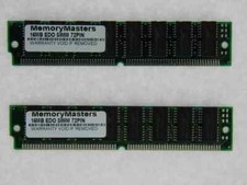 32mb (2x 16MB) EDO 4Mx32 60ns 5V 72-Pin Non-Parity SIMM Apple Mac or PC  picture