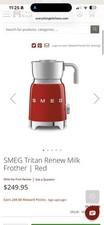 SMEG 50's Retro Style Milk Frother - Red  picture