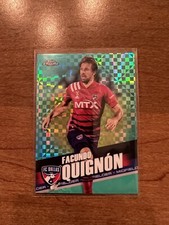 2022 Topps Chrome MLS #145 Facundo Quignon FC Dallas Aqua Refractor X Fractor picture