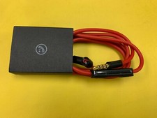 Genuine Audio Cable 3.5mm/ L Cord/ for Beats by Dr Dre Headphones Aux & Mic Red picture