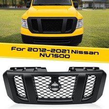 NI1200271 New Replacement Front Grille Fits 2012-2021 Nissan NV1500 Black picture