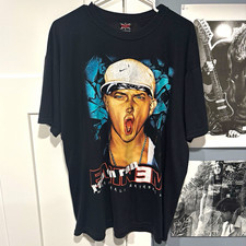 Rare Vintage Eminem Marshall Mathers double sided Bootleg tee picture