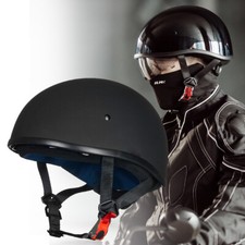 ILM Seller Refurbished Motorcycle Half Helmet Quick Release Strap Sun Visor DOT picture
