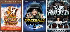 Mel Brooks Trilogy Blazing Saddles, Spaceballs, & Young Frankenstein 3 DVD Set N picture