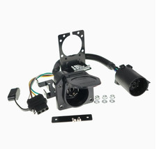 New 4+7-Way Trailer Wiring Harness For 00-10	Jeep Grand Cherokee Dodge Ram 1500 picture