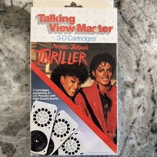 Vintage 1984 Talking View-Master Michael Jackson Thriller Electronic 3-D Viewer picture
