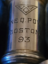 Vintage 1929 Verne Q Powell Boston #93 Sterling Silver Piccolo in original case picture