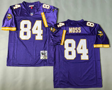Vintage Randy Moss #84 Vikings Throwback Stitched Jersey picture