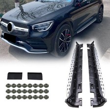 For 2016-2022 Mercedes-Benz X253 GLC Running Boards Side Step Nerf Bars Pair picture