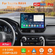 12.5'' 2K Screen For Toyota RAV4 2023-2025 Android Radio Carplay Android Auto BT picture