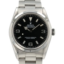 Rolex Explorer Black Dial Stainless Steel 36mm Automatic Men’s Watch 14270 picture