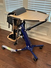 Rifton Prone Stander E930 Capacity 100lbs with Tray Maximum Adjustablilty Blue picture