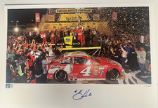 Kevin Harvick Signed 12x18 NASCAR Art Print Limited 16/20 (PA) picture
