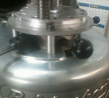 Power Draw bar fits Bridgeport J-head milling machines - with air pressure gauge picture