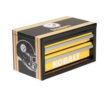 Kobalt Mini Toolbox Pittsburgh Steelers Football NFL 2 Drawer with Lid Storage  picture