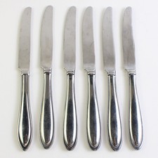 Lot Of 6 Lenox Hayden (Stainless) Flatware New French Solid Knives picture