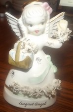 Vintage Napco August Angel Porcelain Figurine A1368  Spaghetti picture