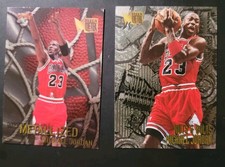1995-96 Fleer Metal - Nuts & Bolts Michael Jordan #212 and 96-97 Metallized Lot picture