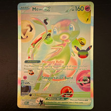 The Pokémon Company Mew ex 158/128 Celebrations Full Art Holo Ultra Rare 2021 picture