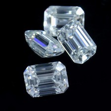 Certified 2.48 Ct DE Color VVS1 Clarity 4x6 MM Emerald Natural Diamond 4 Pcs Lot picture