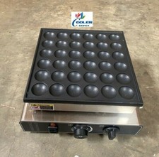 NEW Nonstick Electric 36 Pcs Mini Pancake Machine Poffertjes Baker Dutch Maker picture